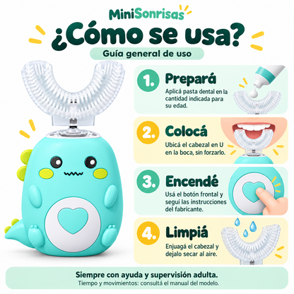 Cepillo Infantil en U Sin Peleas