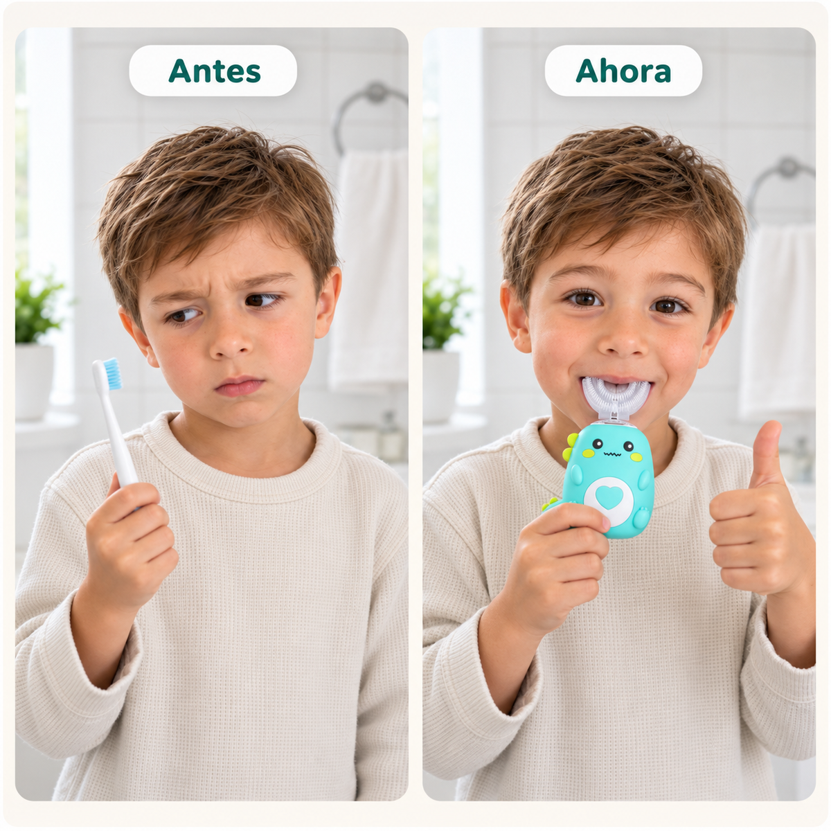 Cepillo Infantil en U Sin Peleas